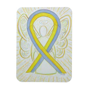 Magnet Flexible Ribbon de sensibilisation gris et jaune Angel Magn