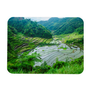 Magnet Flexible Rice terrace landscape, Philippines