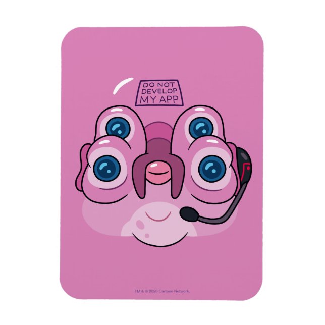 MAGNET FLEXIBLE RICK ET MORTY™ | NE PAS DÉVELOPPER MON APP (Vertical)