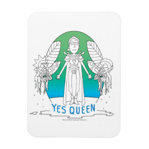Magnet Flexible RICK ET MORTY™ Oui Reine