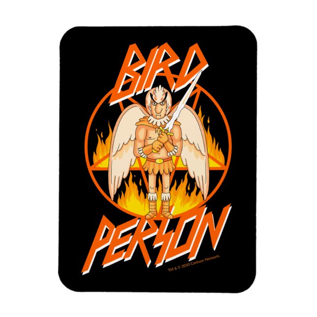Magnet Flexible RICK ET MORTY™ | Pentagramme d'oiseaux (Vertical)