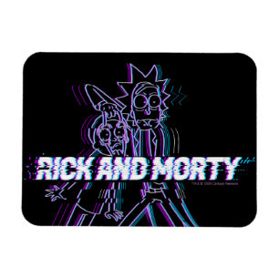 Magnet Flexible RICK ET MORTY™   Rick Et Morty Glités