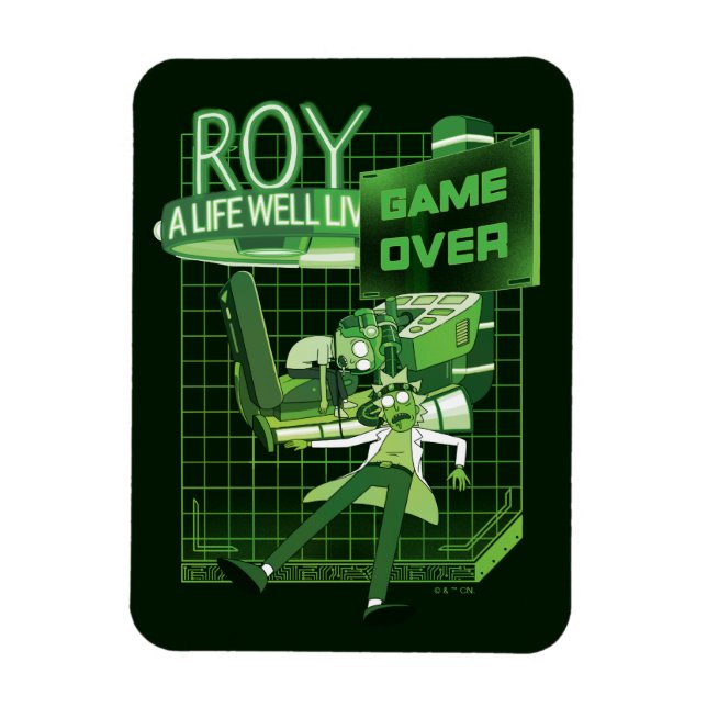 Magnet Flexible RICK ET MORTY™ | Roy A Life Well Lived (Vertical)