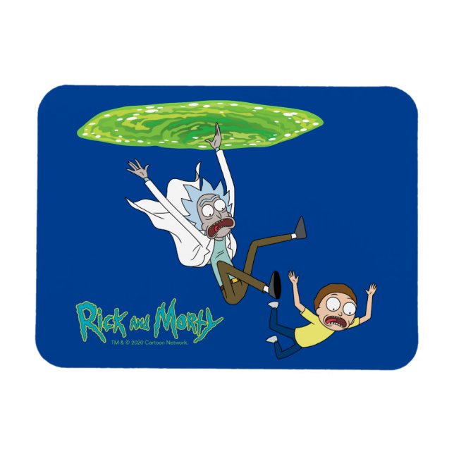Magnet Flexible RICK ET MORTY™| Sortir du portail (Horizontal)