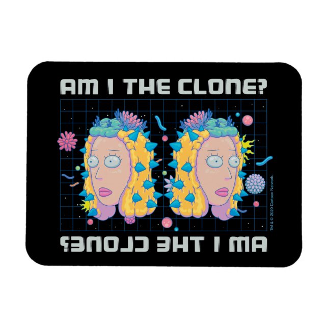 Magnet Flexible RICK ET MORTY™ | Suis-Je Le Clone ? (Horizontal)