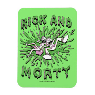 Magnet Flexible RICK ET MORTY™   Tomber Dans La Tva Acide