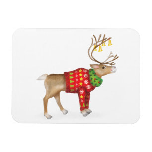 Magnet Flexible Rindeer dans l'aimant de saut de Noël festif