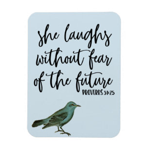 Magnet Flexible Rire sans peur Proverbes Word Art