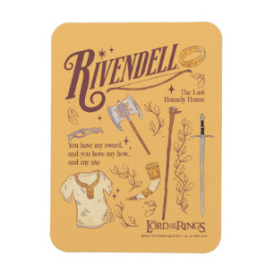Magnet Flexible RIVENDELL™ Collage Aquarelle Graphique