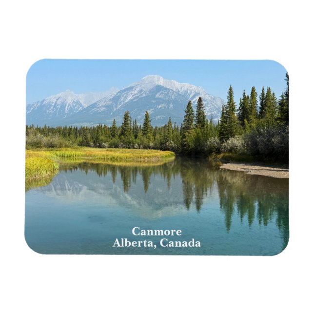 Magnet Flexible Rivière Bow à Canmore Canada (Horizontal)