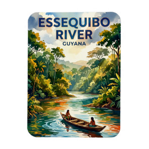 Magnet Flexible Rivière Essequibo Guyana