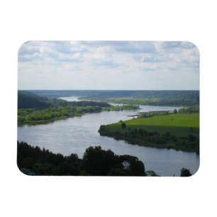 Magnet Flexible Rivière Nemunas à Vilkija, LITUANIE —