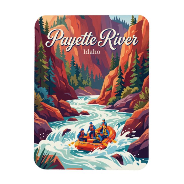 Magnet Flexible Rivière Payette, Idaho, États-Unis (Vertical)