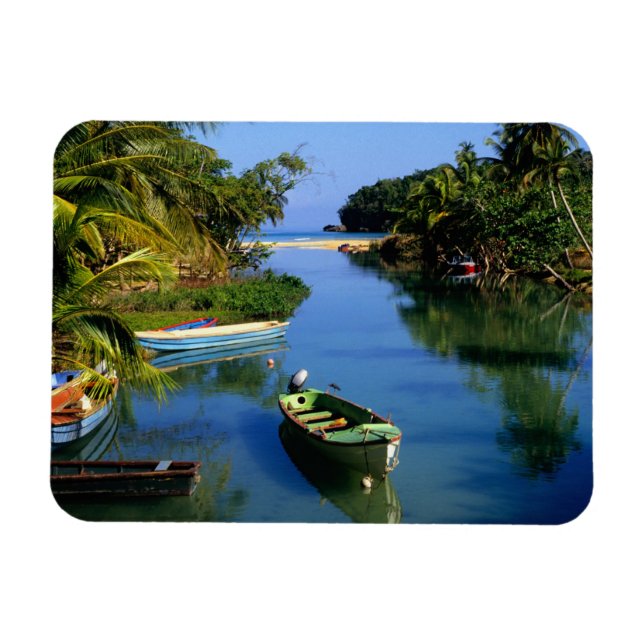 Magnet Flexible Rivière pittoresque près d'Ocho Rios en Jamaïque (Horizontal)