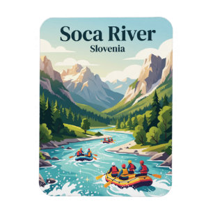 Magnet Flexible Rivière Soca Slovénie