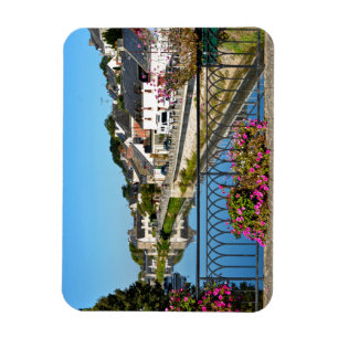Magnet Flexible Rivière vue du pont à Josselin en France