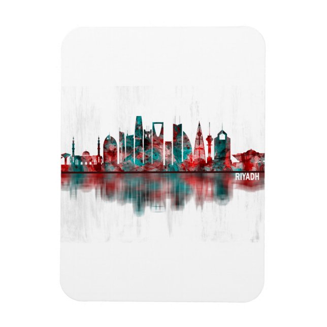 Magnet Flexible Riyadh Arabie Saoudite Skyline (Vertical)