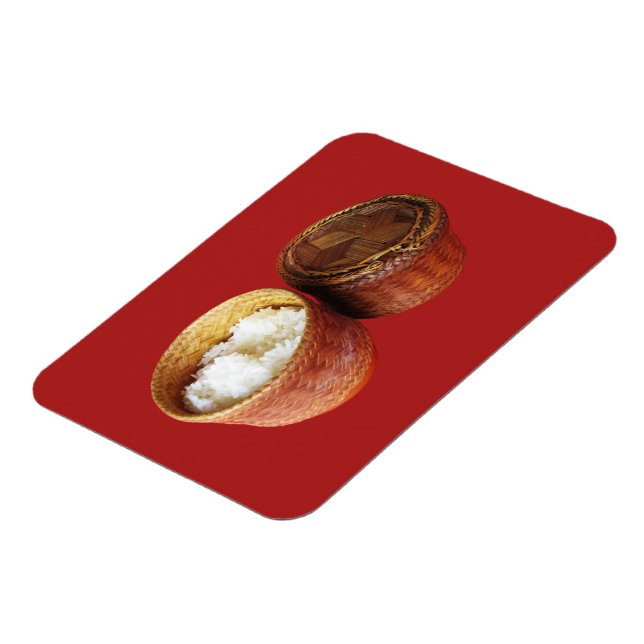 Magnet Flexible Riz épineux [Khao Niao] Thai Lao Food (Côté Gauche)