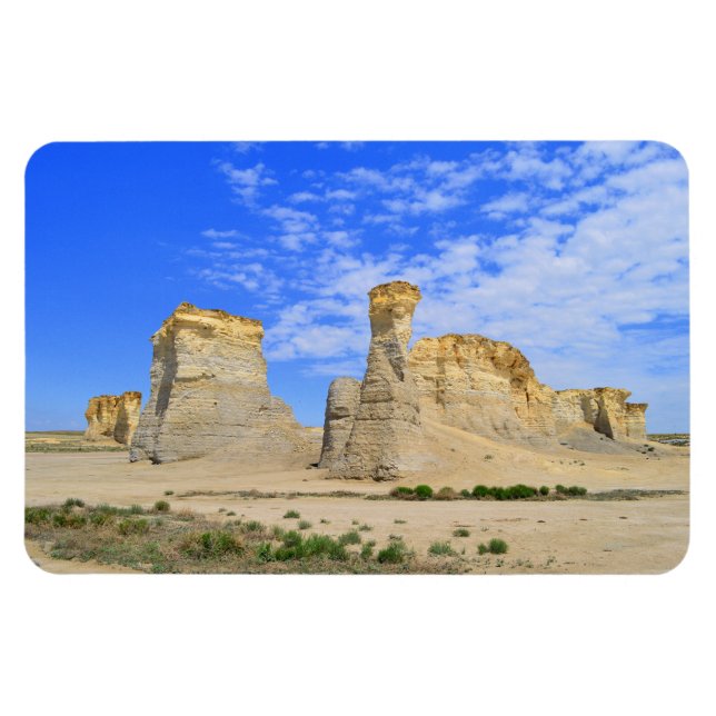 Magnet Flexible Rochers de monument dans le Kansas (Horizontal)