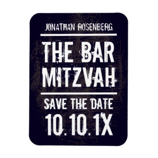 Magnet Flexible Rock Band Bar Mitzvah Enregistrer l'aimant de date