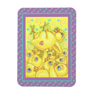 MAGNET FLEXIBLE ROCK N ROLL CHICK, PÂQUE DE PRINTEMPS MOSH PIT MAG