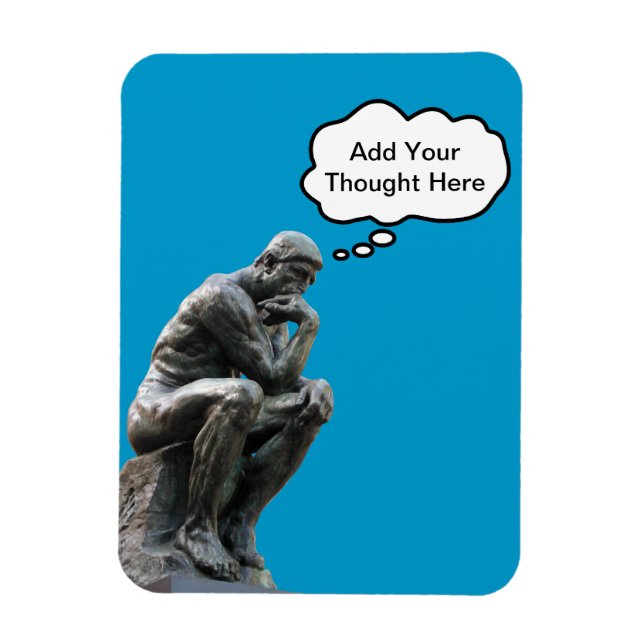 Magnet Flexible Rodin's Thinker (Vertical)