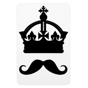 Magnet Flexible Roi de Mustaches aimant personnalisé