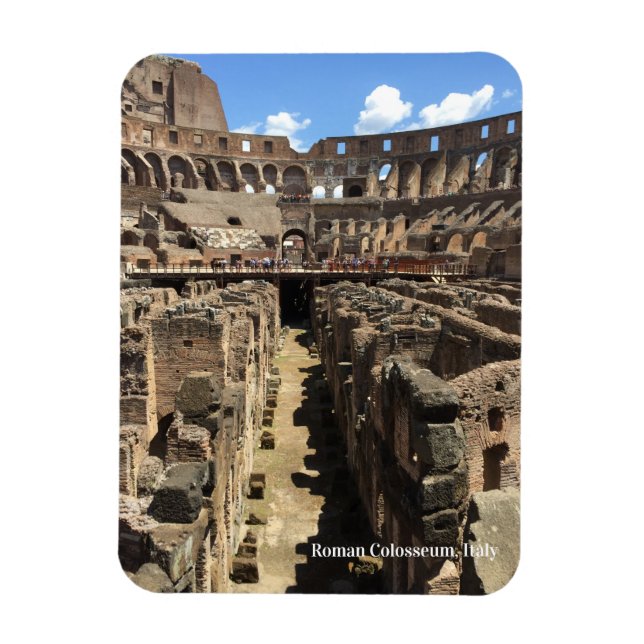 Magnet Flexible Roman Colosseum, Italy Photograph (Vertical)