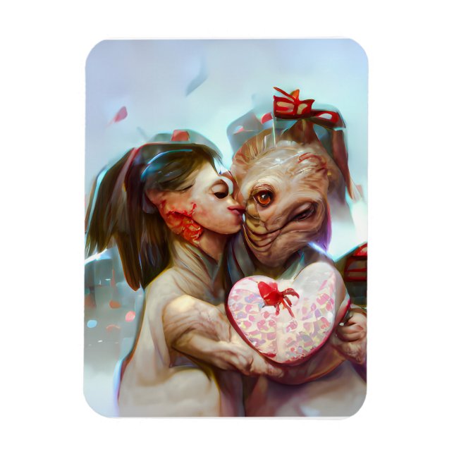 Magnet Flexible Romance Alien lunatique (Vertical)