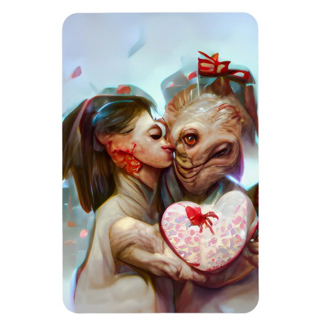 Magnet Flexible Romance Alien lunatique (Vertical)