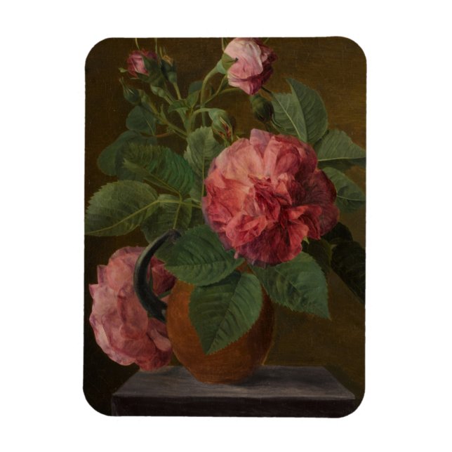 Magnet Flexible Romantic Old English Roses (Vertical)