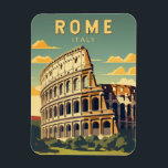 Magnet Flexible Rome Italie Colisée Voyage Art Vintage<br><div class="desc">Design vectoriel du Colisée de Rome. Rome est située dans la partie centrale-ouest de la péninsule italienne,  dans le Latium,  le long des rives du Tibre.</div>