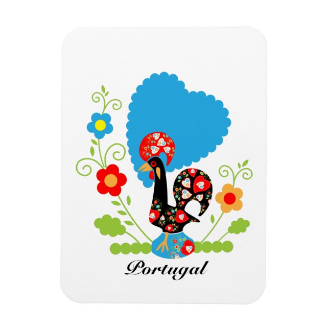 Magnet Flexible Rooster portugais (Vertical)