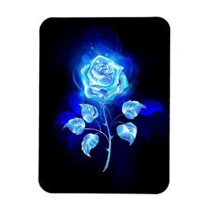 Magnet Flexible Rose bleu brûlant