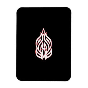 Magnet Flexible Rose foncé, Agany à chasse, Design décoratif