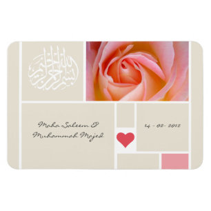 Magnet Flexible Rose islamique quran mariage quran enregistrer la