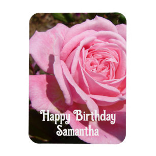 Magnet Flexible Rose rose Rose Fleurs florales Anniversaire
