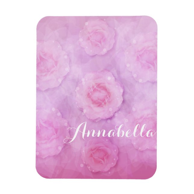 Magnet Flexible Roses aquarelle (Vertical)