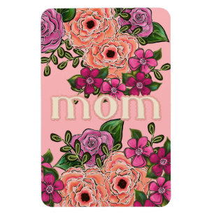 Magnet Flexible Roses roses pour maman Aimant photo flexible