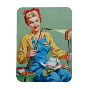 Magnet Flexible Rosie le rivoir fait le fromage grillé