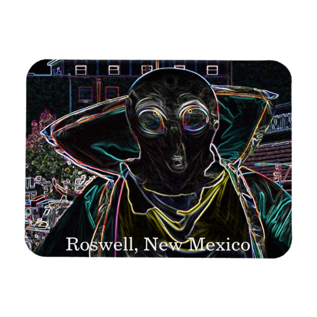 Magnet Flexible Roswell, Nouveau-Mexique (Horizontal)