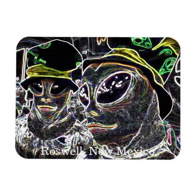 Magnet Flexible Roswell, Nouveau-Mexique (Horizontal)