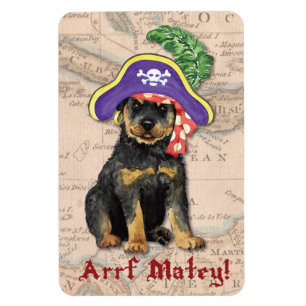 Magnet Flexible Rottweiler Pirate