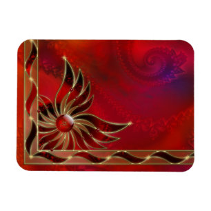 Magnet Flexible Rouge comme aimant flexible de flamme