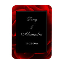 Rouge floral élégant