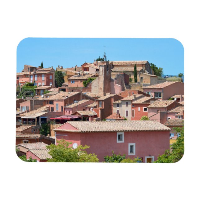Magnet Flexible Roussillon village in France (Horizontal)