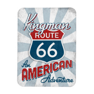Magnet Flexible Route 66 Amérique Vintage Arizona