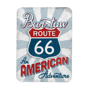 Magnet Flexible Route 66 Amérique Vintage Californie
