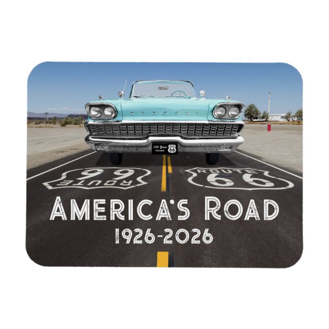 Magnet Flexible Route 66 centenaire (Horizontal)