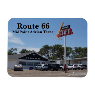 Magnet Flexible Route 66 Main St. Adrian Texas MidPoint